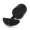 Черная вибропробка для ношения Vibrating Snug Plug 5 - 16,5 см. фото 3 — pink-kiss
