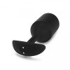 Черная вибропробка для ношения Vibrating Snug Plug 5 - 16,5 см. фото 8 — pink-kiss