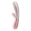 Нежно-розовый вибратор-кролик Hot Lover с возможностью управления через приложение - 19,3 см. фото 3 — pink-kiss
