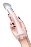 Прозрачный нереалистичный фаллоимитатор Jelly Dildo XL - 22 см. фото 5 — pink-kiss
