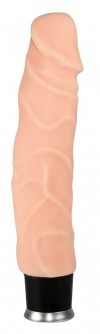 Вибратор-реалистик Nature Skin Big Vibe - 22 см. фото 2 — pink-kiss