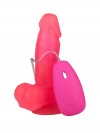 Розовый гелевый вибратор на присоске - 15,5 см. фото 2 — pink-kiss