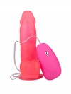 Розовый гелевый вибратор на присоске - 15,5 см. фото 3 — pink-kiss