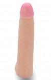 Телесная насадка Harness с коннектором - 21 см. фото 3 — pink-kiss