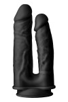 Черный анально-вагинальный фаллоимитатор Double Penetrator - 19,5 см. фото 6 — pink-kiss