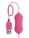 Розовая, работающая от USB вибропуля в форме кролика Cute фото 4 — pink-kiss