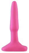 Ярко-розовая анальная пробка - 10 см. фото 3 — pink-kiss