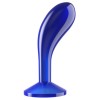 Синяя анальная втулка Flawless Clear Prostate Plug 6.0 - 15 см. фото 1 — pink-kiss