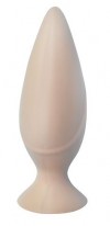 Анальная пробка на присоске MOJO SPADES SMALL телесного цвета - 8,5 см. фото 1 — pink-kiss