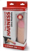 Страпон Харнесс из двух предметов: трусики с плугом и насадка-фаллос - 18 см. фото 2 — pink-kiss