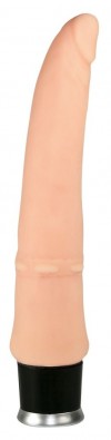 Анальный вибратор Nature Skin Anal Vibe - 21,5 см. фото 1 — pink-kiss