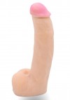 Телесная насадка Harness с коннектором - 19 см. фото 1 — pink-kiss