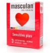 Презервативы Masculan Sensitive plus - 3 шт. фото 1 — pink-kiss