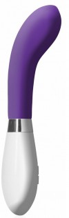 Фиолетовый вибратор для точки G или простаты Apollo - 20 см. фото 1 — pink-kiss