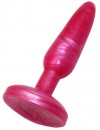 Розовая гелевая анальная пробка - 16 см. фото 3 — pink-kiss