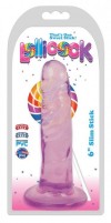 Фиолетовый фаллоимитатор Slim Stick Dildo - 15,2 см. фото 2 — pink-kiss