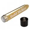 Золотистый классический вибратор Naughty Bits Gold Dicker Personal Vibrator - 19 см. фото 6 — pink-kiss