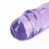 Двусторонний фиолетовый фаллоимитатор - 34 см. фото 3 — pink-kiss