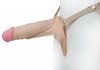 Телесный эректор-ложечка с фиксацией на ремешках MEN STYLE фото 3 — pink-kiss