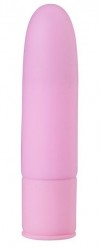 Розовый силиконовый мини-вибратор - 10 см. фото 1 — pink-kiss