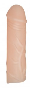 Телесная насадка на пенис Nature Skin - 15,5 см. фото 2 — pink-kiss