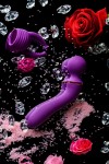 Фиолетовый вибромассажер Eromantica Uma - 20 см. фото 15 — pink-kiss