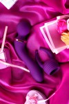 Фиолетовый вибромассажер Eromantica Uma - 20 см. фото 17 — pink-kiss