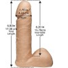 Насадка с трусиками Vac-U-Lock Set 7" Realistic Ultra Harness - 17,3 см. фото 3 — pink-kiss