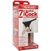 Насадка с трусиками Vac-U-Lock Set 7" Realistic Ultra Harness - 17,3 см. фото 4 — pink-kiss
