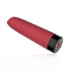 Красный мини-вибратор Awaken со скошенным кончиком - 10 см. фото 2 — pink-kiss