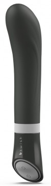 Черный G-стимулятор с вибрацией Bgood Deluxe Curve - 19,3 см. фото 1 — pink-kiss