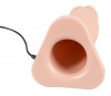 Полый вибрострапон на ремнях Vibrating Strap-On - 22,5 см. фото 2 — pink-kiss