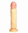 Фаллоимитатор-реалистик №10 с присоской - 18 см. фото 3 — pink-kiss