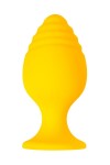 Желтая анальная втулка Riffle - 6 см. фото 1 — pink-kiss