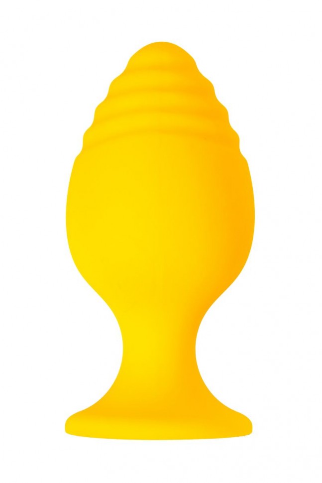 Желтая анальная втулка Riffle - 6 см. фото 1 — pink-kiss
