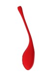 Красный вагинальный шарик METIS на шнурке с кристаллом фото 2 — pink-kiss