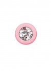 Розовая анальная цепочка с кристаллом Chummy - 16 см. фото 4 — pink-kiss