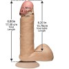 Фаллоимитатор на присоске The Realistic Cock 6” with Removable Vac-U-Lock Suction Cup - 17,3 см. фото 2 — pink-kiss