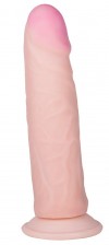 Реалистичный фаллоимитатор на подошве-присоске ART-Style №24 - 18,5 см. фото 1 — pink-kiss
