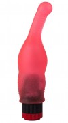 Гелевый розовый массажёр простаты - 18,8 см. фото 1 — pink-kiss