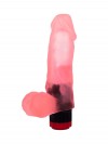 Нежно-розовый гелевый вибратор-фаллос - 16,5 см. фото 2 — pink-kiss
