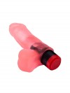 Нежно-розовый гелевый вибратор-фаллос - 16,5 см. фото 4 — pink-kiss