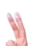 Комплект из 2 прозрачных насадок на палец Favi фото 6 — pink-kiss