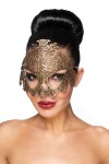 Золотистая карнавальная маска "Нави" фото 1 — pink-kiss