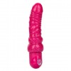 Розовый вибратор-реалистик с блестками Naughty Bits Lady Boner Bendable Personal Vibrator - 20 см. фото 1 — pink-kiss
