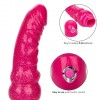 Розовый вибратор-реалистик с блестками Naughty Bits Lady Boner Bendable Personal Vibrator - 20 см. фото 3 — pink-kiss