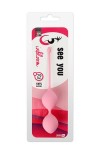 Розовые вагинальные шарики SEE YOU IN BLOOM DUO BALLS 29MM фото 2 — pink-kiss