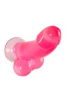 Розовый реалистичный фаллоимитатор Fush - 18 см. фото 5 — pink-kiss