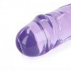 Двусторонний фиолетовый фаллоимитатор - 45 см. фото 3 — pink-kiss