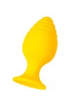 Желтая анальная втулка Riffle - 7,5 см. фото 4 — pink-kiss